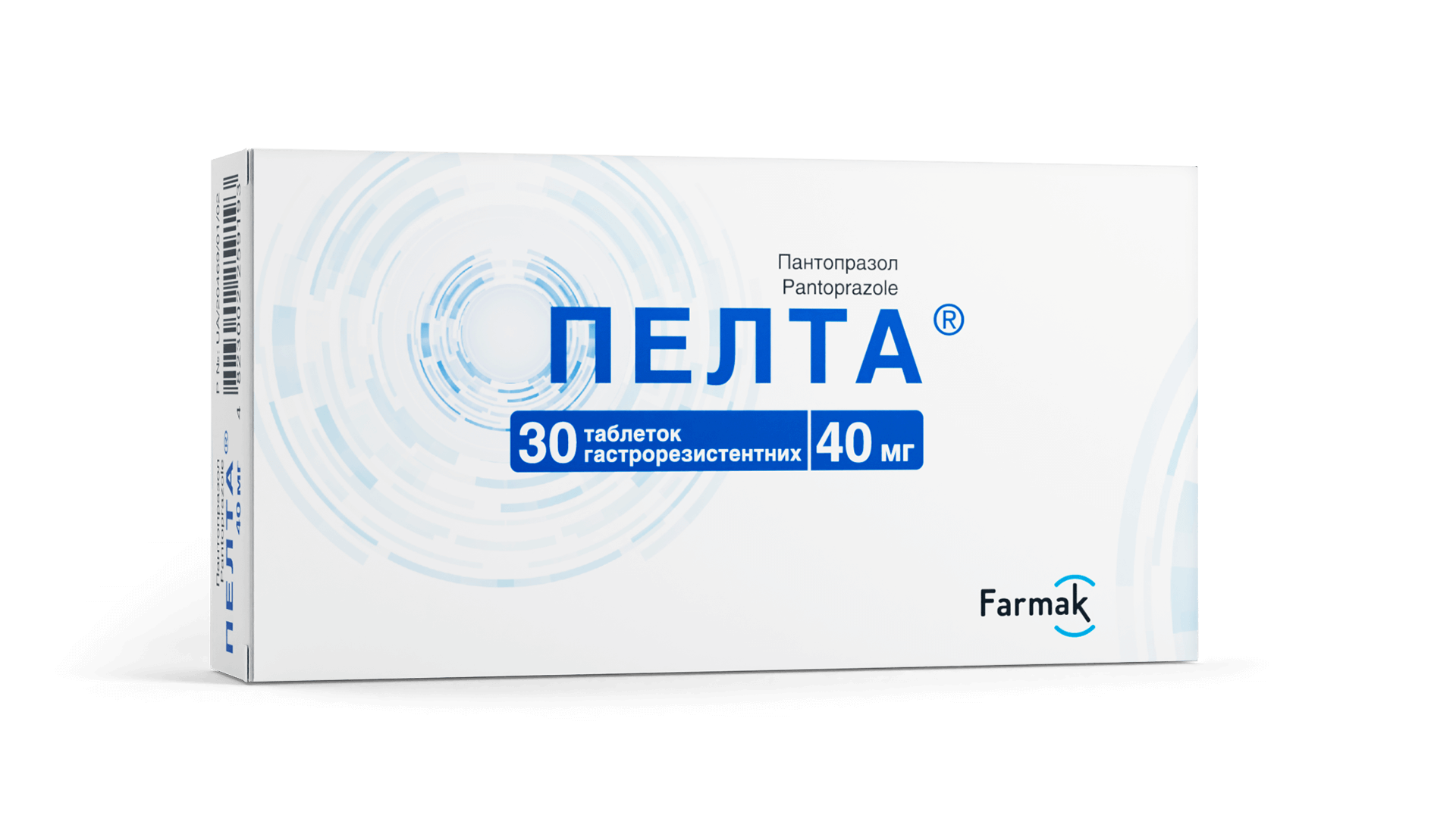 ПЕЛТА®, табл. гастрорезистентні 40 мг, №30